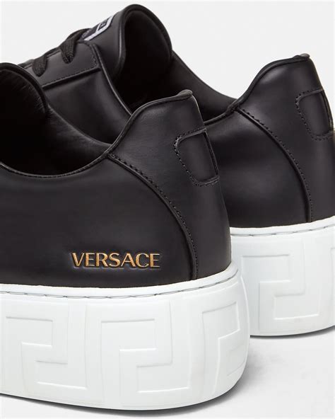 versace men skate sneaker|Versace greca sneakers men's.